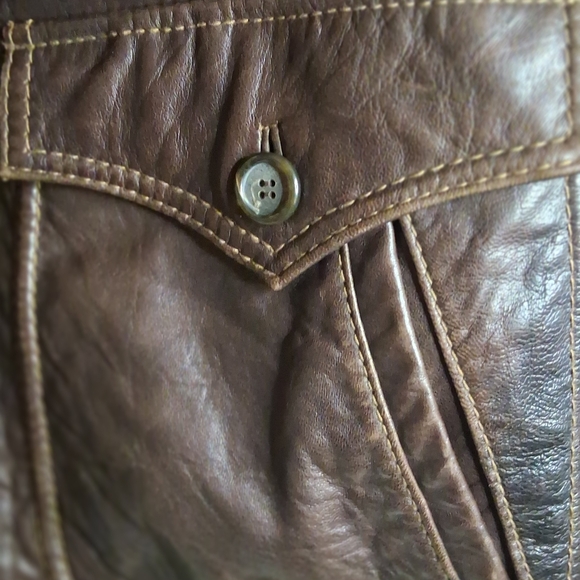 Wilsons Leather Men's Brown Jacket VINTAGE - Picture 9 of 15